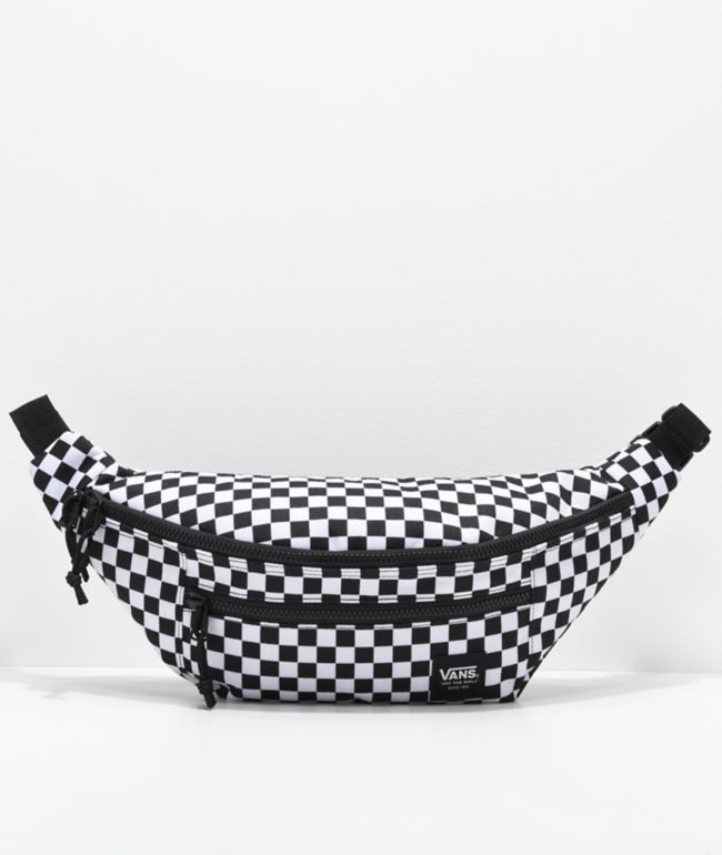 checkered fanny pack vans